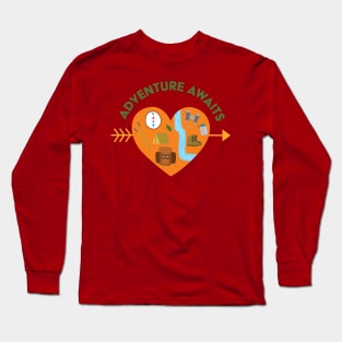 Adventure Awaits Long Sleeve T-Shirt